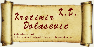 Krstimir Dolašević vizit kartica